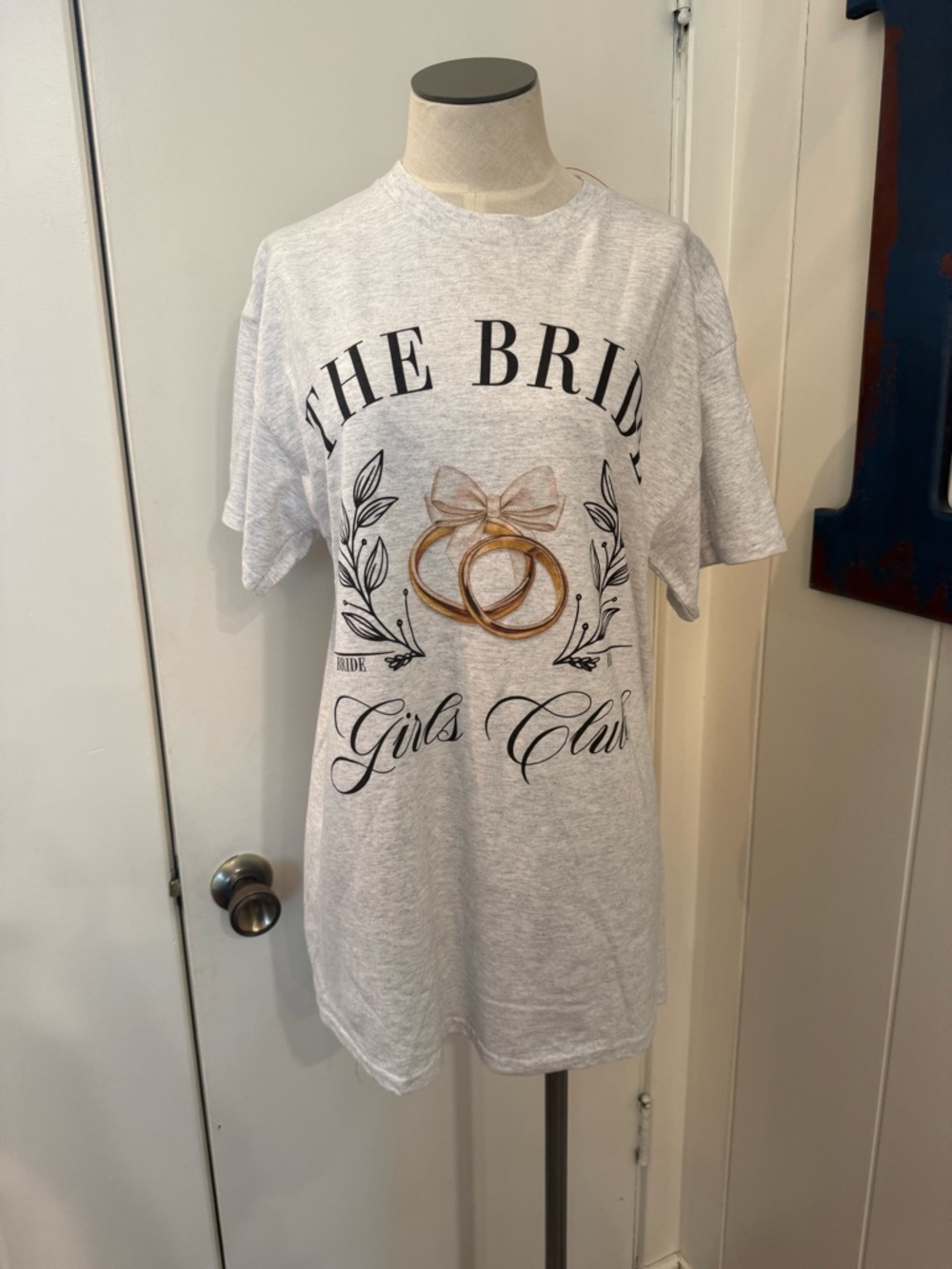 The Bride Girls Club Graphic Tee - Light Heather Gray